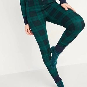Old Navy Plaid Thermal Knit Pajamas